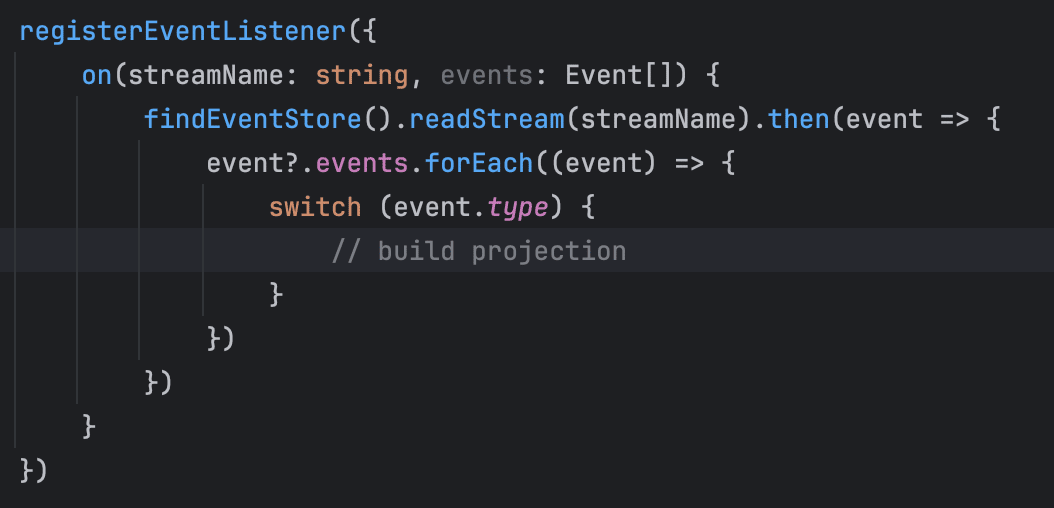 Build Projection